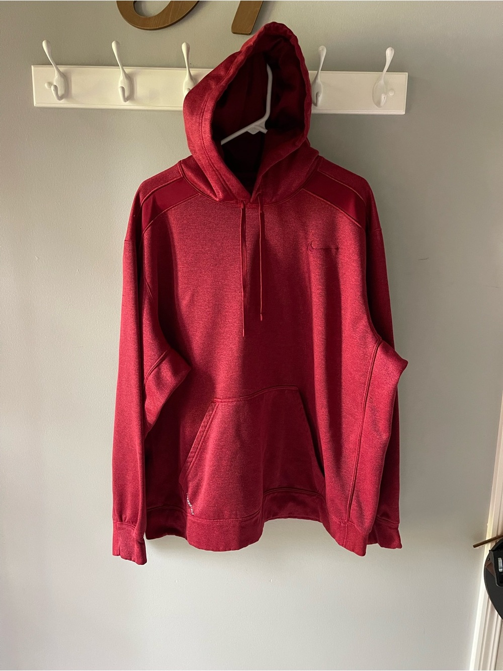 Nike Therma-Fit Red Pullover Hoodie XXL